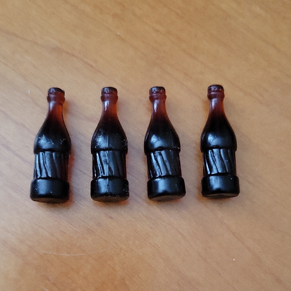 Set of 4 Cola Bottles